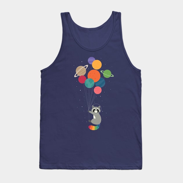 Space Raccoon Tank Top by AndyWestface